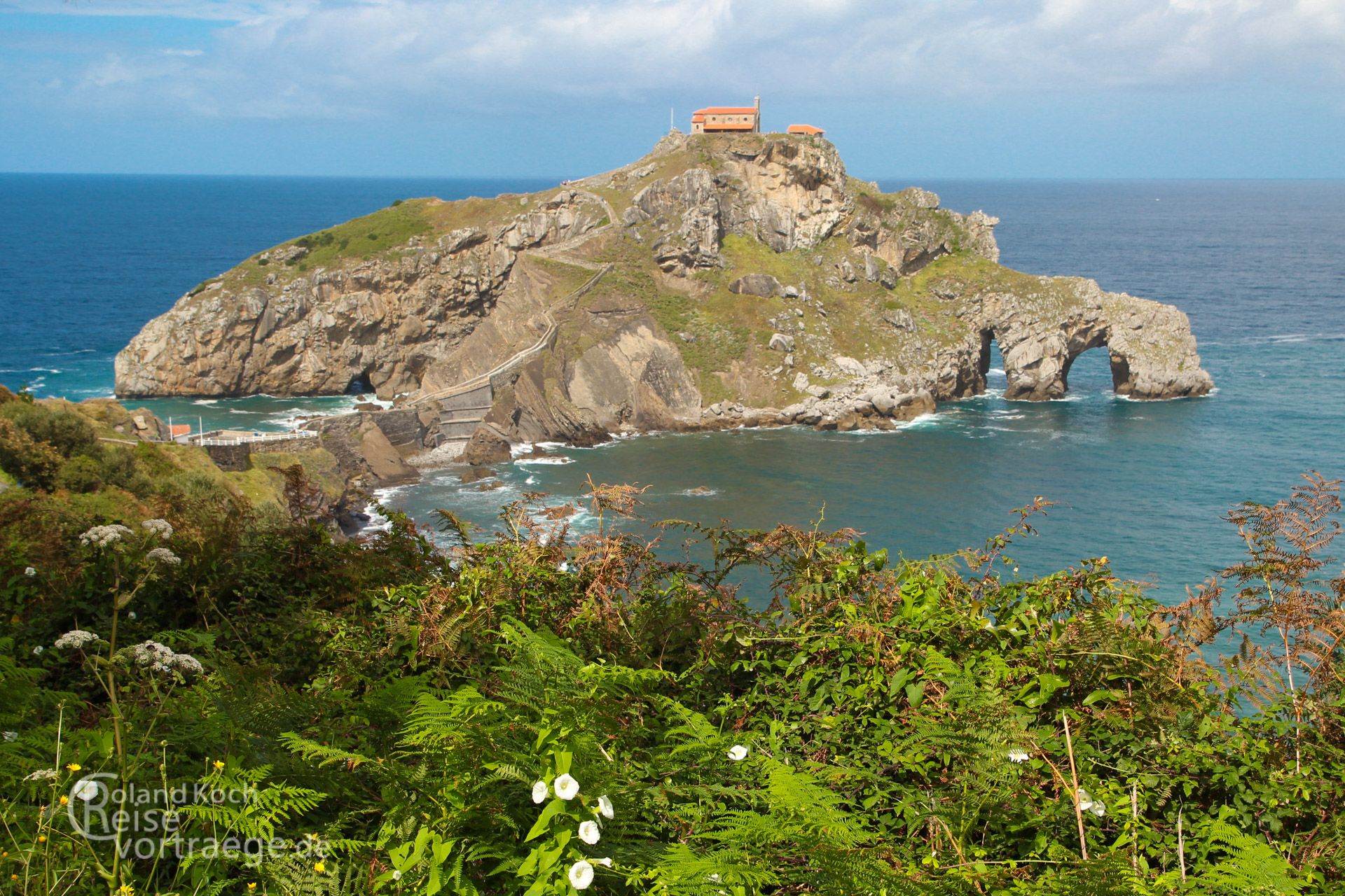 Spanien - Baskenland - Insel und Einsiedelei von San Juan de Gaztelugatxe Islote y Ermita de San Juan de Gaztelugatxe